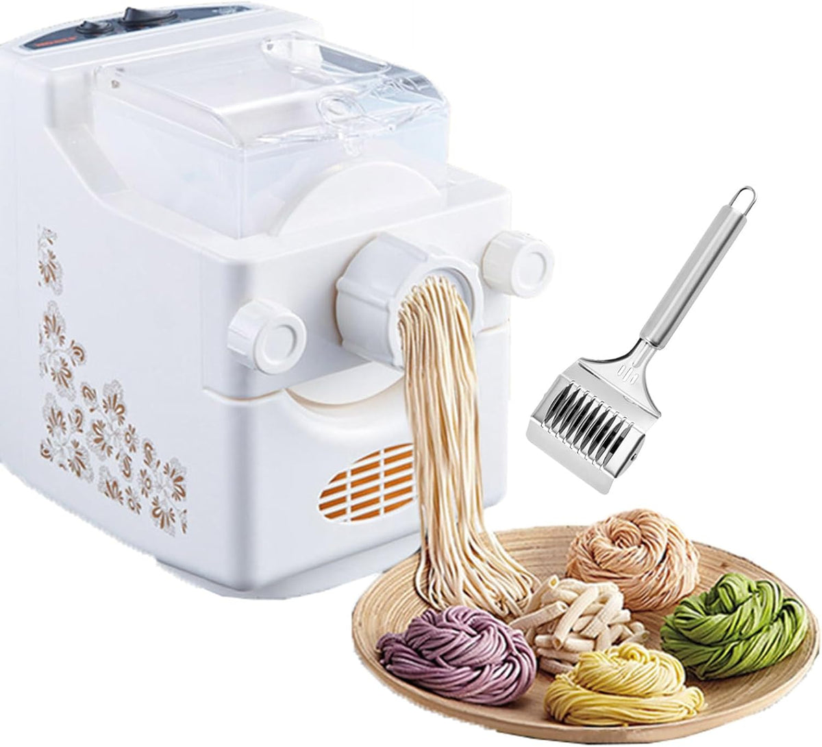forplubossmmp machine à pâtes, 180 W, 180 W, ABS, blanc, Automatique À 360°, Machine À Spaghetti Électrique