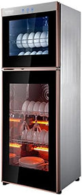 Armoires armoire, 42 x 36,5 x 119 cm, 42 x 36,5 x 129 cm., 168 L/198 L Couleur : noir., acier inoxydable + verre trempé., Argenté