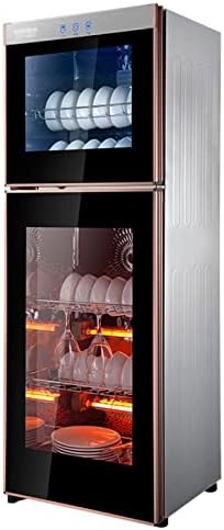 Armoires armoire, 42 x 36,5 x 119 cm, 42 x 36,5 x 129 cm., 168 L/198 L Couleur : noir., acier inoxydable + verre trempé., Argenté