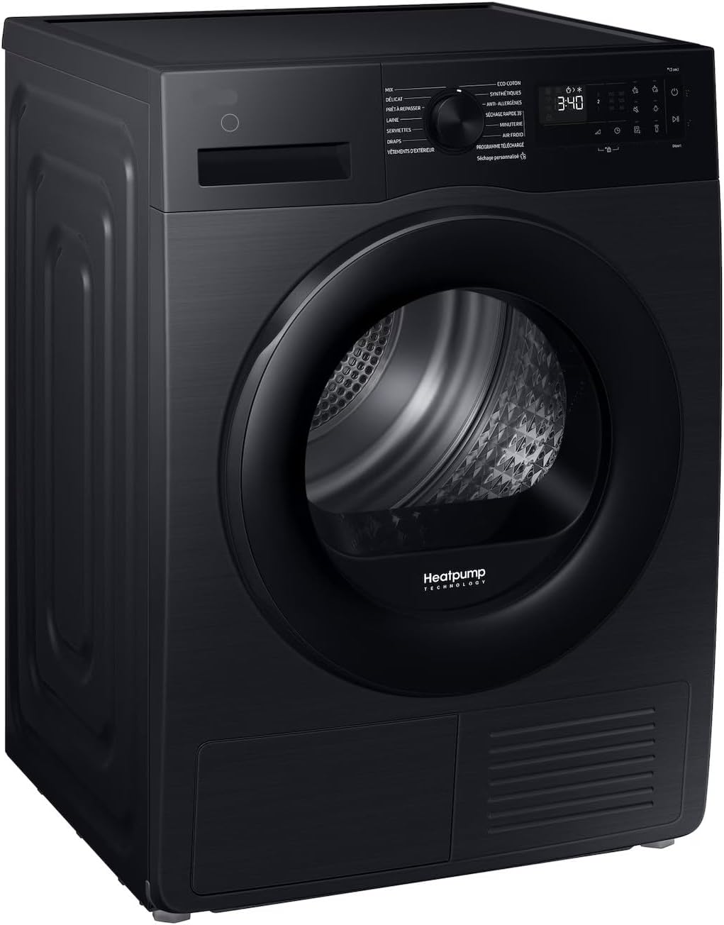 Samsung Gros électroménager, Blanc, Sèche-linge frontal DV90DG52A0AB