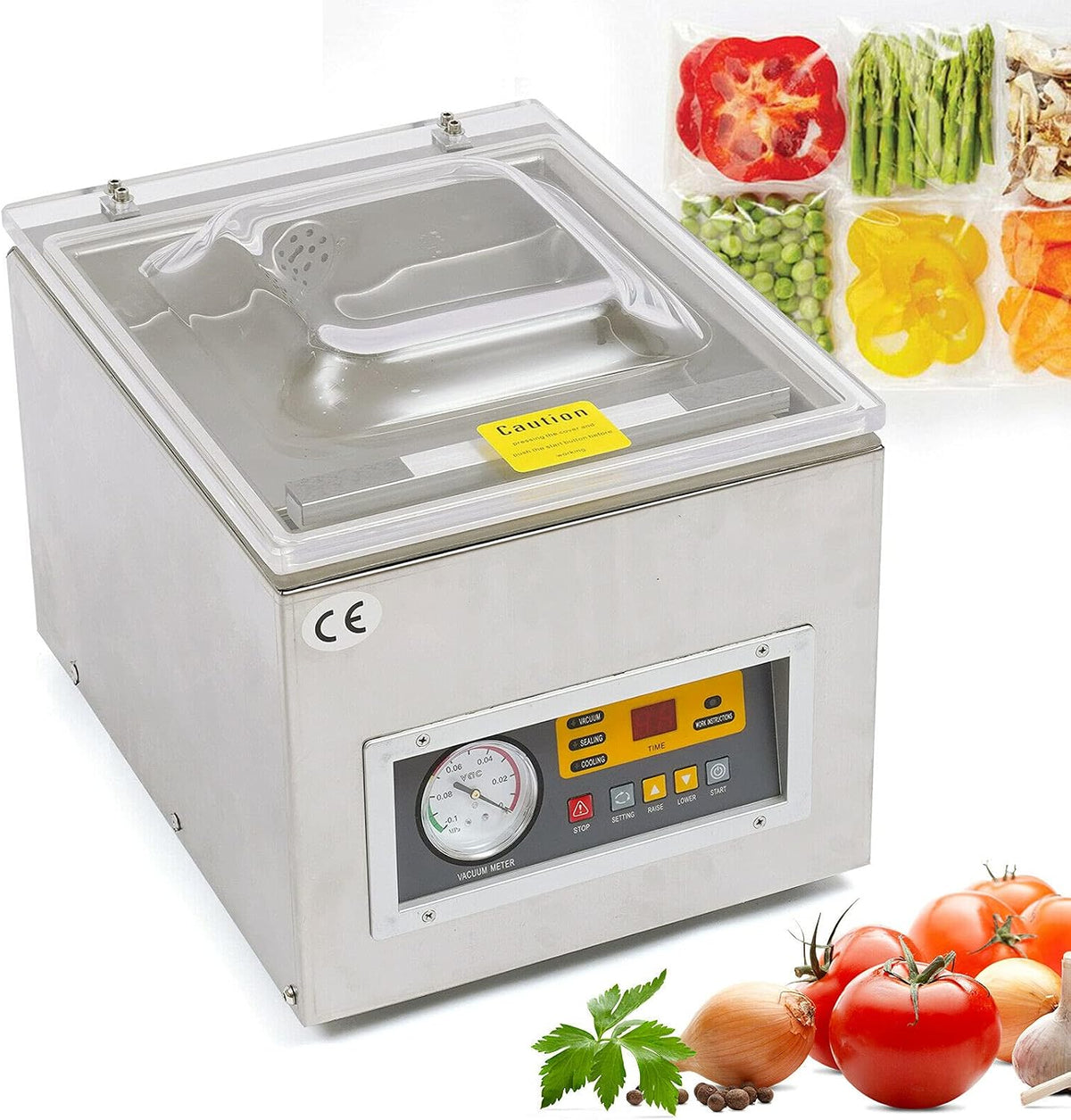 kangten Appareils de mise sous vide, 120 W., <80 dB., Argenté