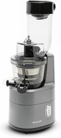 BRANDT centrifugeuse, 200 W, 87 mm, Gris, - SLJ300 -Extracteur de jus -Service direct au verre, 3 filtres, 45tr/minutes