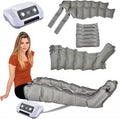 Appareil appareil de massage, 35 W, Noir, De Drainage Lymphatiques À 6 Chambres À Air, Système De Récupération Par Compression D'air