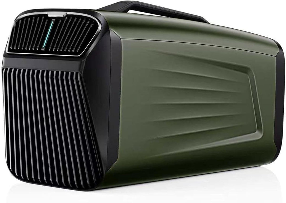 Cashwise climatiseur portable, 57,5 x 28,9 x 34,9 cm, 52 dB, 5200 BTU, 12 V, Vert, pour tente ( ) avec télécommande