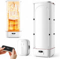 Défroisseur défroisseur vapeur, 900 W, Blanc, Vapeur Intelligent Et Sèche-linge Pliable, Centrale Vapeur Verticale Automatique Avec Télécommande